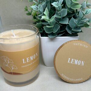 Lemon SOLD! Soy Candle HOMEMADE!